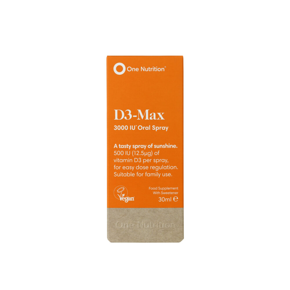 One Nutrition D3-Max Purškiamas Vitaminas D, Violetaeshop